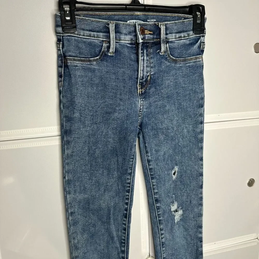 Old Navy Distressed Ballerina Jeggings Size 12